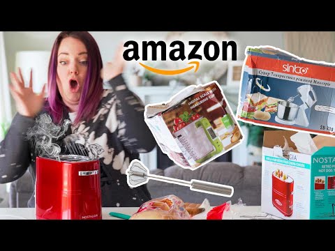 Trying Weird AMAZON Baking Gadgets! Ep 3