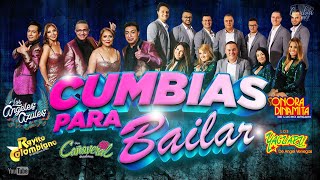 CUMBIAS PARA BAILAR TODA LA NOCHE - LOS ÁNGELES AZULES Y SONORA DINAMITA,  CAÑAVERAL, YAGUARU (4DHK)