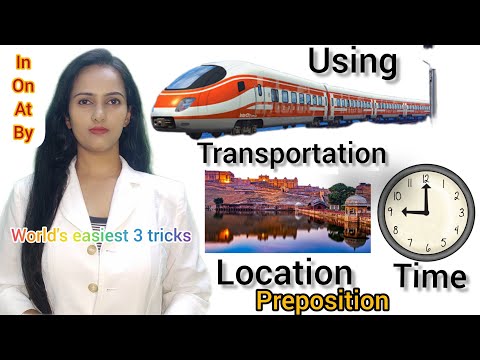 Easy and simple trick to learn preposition of Transportation, Location, and Time ll Pooja karn