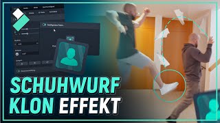 Filmora Tutorial Schuhwurf Klon Effect Wondershare deutsch