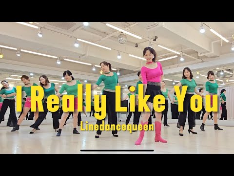 I Really Like You (진짜 진짜 좋아해) Line Dance l Beginner l Linedancequeen l Junghye Yoon