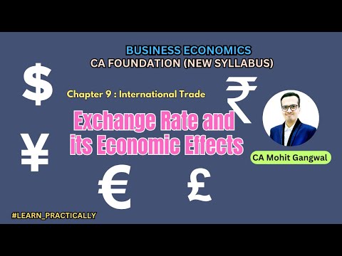 Chapter 9 International Trade Unit 4 Exchange Rate and its Economic Effects