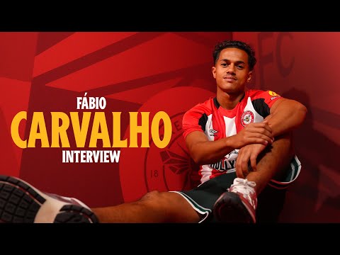 FÁBIO CARVALHO | FIRST INTERVIEW AS A BRENTFORD PLAYER 🇵🇹🐝