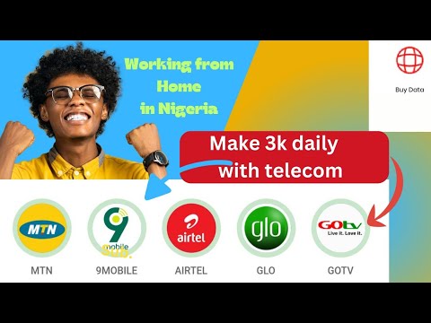 Update: Work with MTN ,AIRTEL,9MOBILE etc From Home || MAKE AT LEAST 3K DAILY #workfromhomejobs