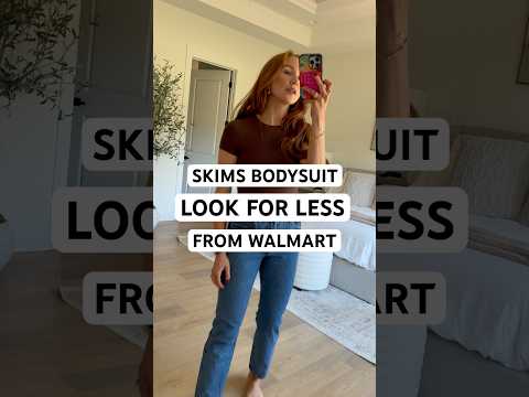 Skims LOOK FOR LESS from Walmart! #lookforless #walmart #bodysuit