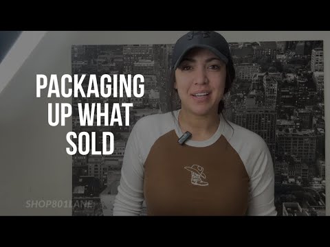 Reselling Day in the Life: Packaging Up What Sold on Poshmark and Whatnot