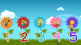 Buzz, Buzz, Buzz! 🐝 Fun Counting Song for Kids | Learn to Count with Busy Little Bees!