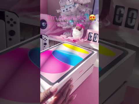 The Prettiest iPad Ever! Pink iPad 10th gen unboxing