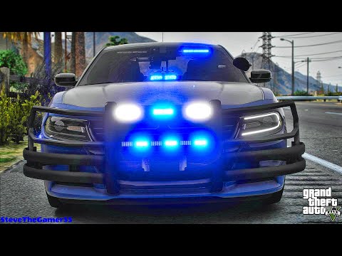 Playing GTA 5 As A POLICE OFFICER Highway Patrol|| GSP|| GTA 5 Mod| 4K