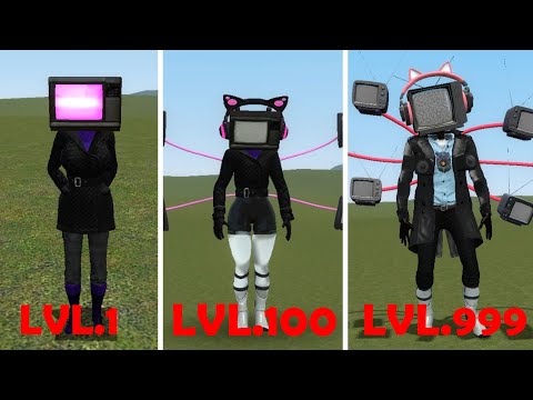 EVOLUTION OF TV WOMAN MECHA BOSS! Garry's Mod Skibidi Toilet