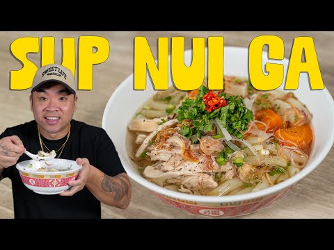 How to Make: DELICIOUS Vietnamese Chicken Noodle Soup / Sup Nui Ga in 60 Minutes!