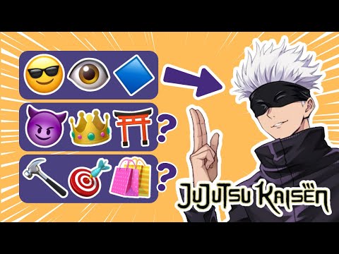 JUJUTSU KAISEN EMOJI QUIZ! 🎴👹 Guess ALL the Jujutsu Kaisen Characters by Emojis ⛩️