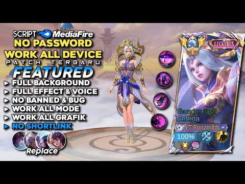 Script Skin Selena Luckybox Thunder Flash No Password | Full Effect & Voice - Patch Terbaru 2024