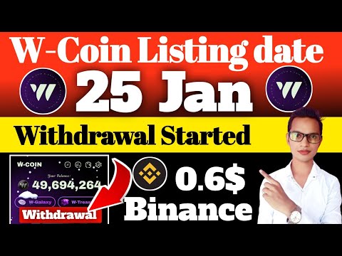 W Coin Listing Updates||Wcoin listing updates||W Coin New Updates||Wcoin withdrawal process Updates