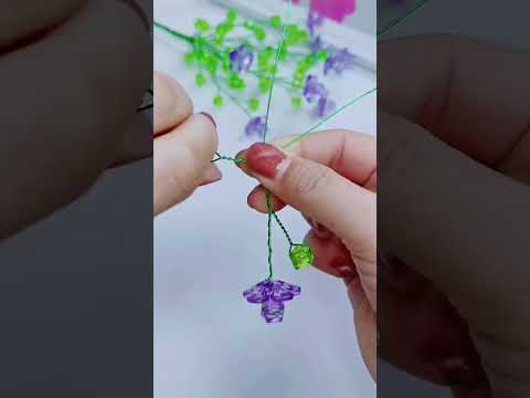 Handmade diy beads flowers home decoration #beads #diybeads #craft #colorfulbeads #flower #diycrafts