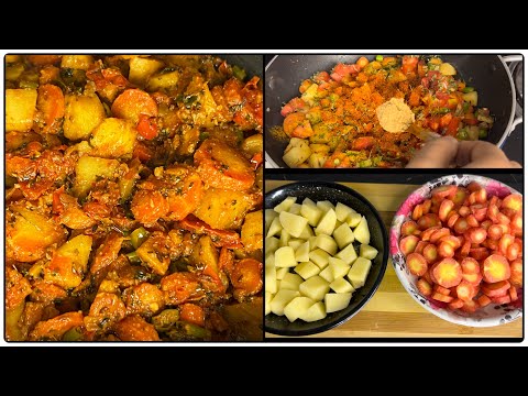 सर्दियों में बनाये चटपटी आलू गाजर की ऐसी सब्ज़ी की सब बोले वाह वाह ।Aloo Gajar| Carrot Recipe| Sabji