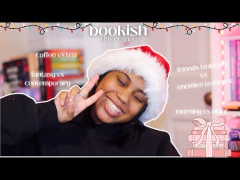 bookish this or that | vlogmas day 2