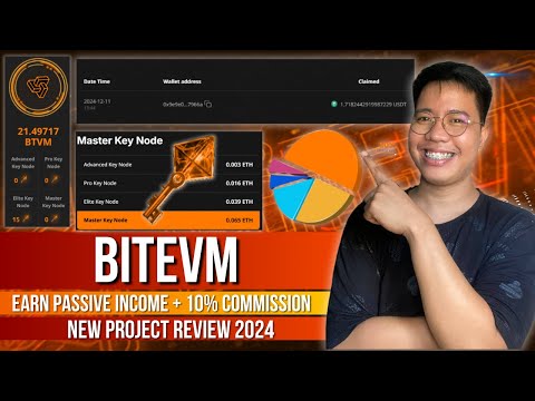 BitEVM - Earn Daily Passive Income In Every Key Nodes | 10B Token Supply Only! | Eng Sub Review