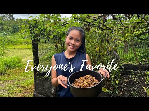 a bisaya famous dish "Paklay" when having feast in bohol "Christian Thanksgiving - Fellowship"