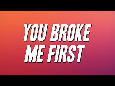 Tate McRae - You Broke Me First (Lyrics)