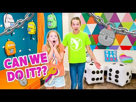 Secret Playroom ESCAPE ROOM Challenge!