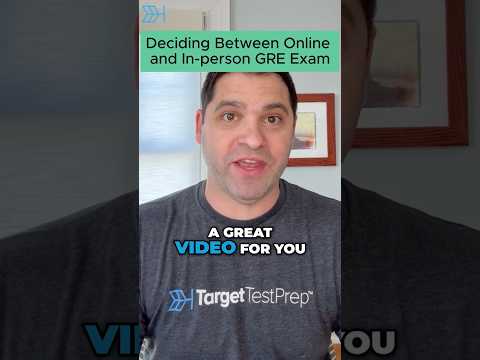 Online vs. In-person GRE: How to Choose the Best Option? 🤔 | #GRE | #Shorts