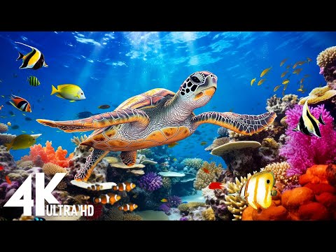 [NEW] 11HR Stunning 4K Underwater Footage-Rare & Colorful Sea Life Video, Sleep Meditation Music #4