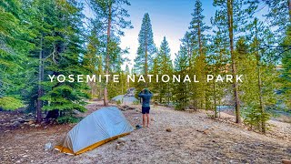 Hiking Alone 11 Miles to Riverfront Campsites in Yosemite