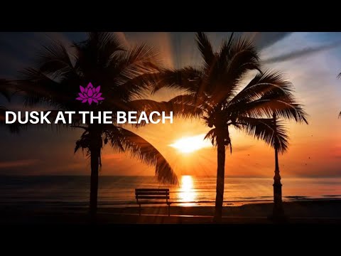 Dusk at The Beach | Relaxing sound for Sleep, Study or Meditation | ASMR