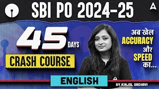 SBI PO 2024 English 45 Days Crash Course | SBI PO English By Kinjal Gadhavi