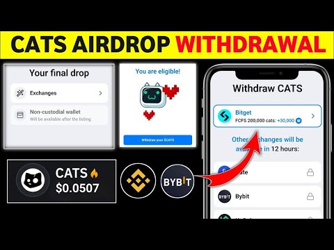 Cats your final drop | cats deposit to exchanges | cats airdrop new update | cats airdrop listing🤑🤑