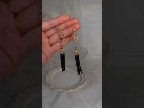 Handmade jewelry diy beads earrings #beads #diybeads #diy #diyjewelry #gift #craft#jewelry #earring