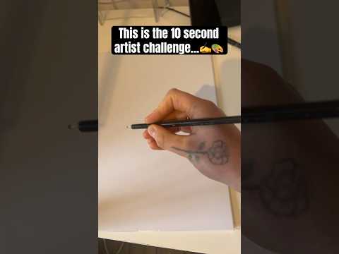 The 10 second artist CHALLENGE!😵💀✍️#artwork #sketch #artchallenge #drawingtutorial #sketching #art