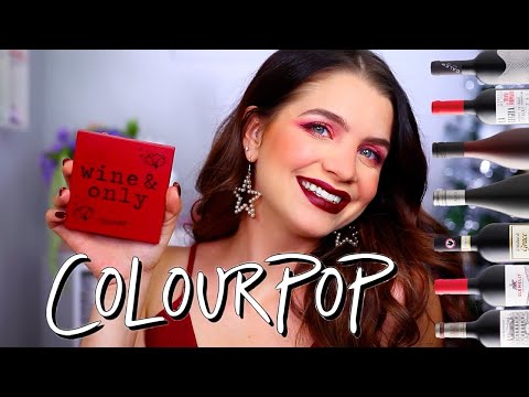 Colourpop NEW Wine Collection Review , Swatches + Tutorial