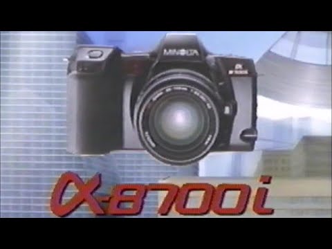 ミノルタ α-8700i　CM　1990年