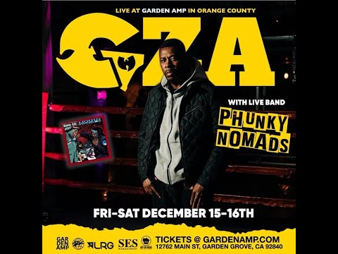 GZA - Wu Tang Clan in Garden Grove, Ca