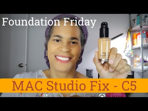 Foundation Friday Using MAC Studio Fix Liquid in Shade C5 | Searching for the Perfect Shade