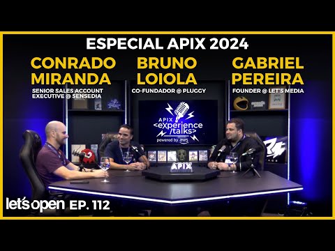 Especial Apix 2024 - Bruno Loiola @ Pluggy - Conrado Miranda @ Sensedia - Let's Open Podcast #112