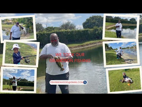 WE TOOK OUR GRANDSON FISHING#fypyoutube #fishing #fishnfun #familyfun #3yearsold #kidsfishing