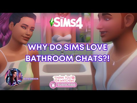 The Sims 4: Episode 3 - 20 Minutes of Chaos! Why Do Sims Love Bathroom Chats?! 🚪🛁🤣