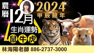 2024農曆12月，生肖運勢大解析（鼠、牛、虎）【林海陽】_20241222