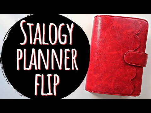 Full Flip Through of Completed Stalogy Planner | Q4 2023 Planner Flip