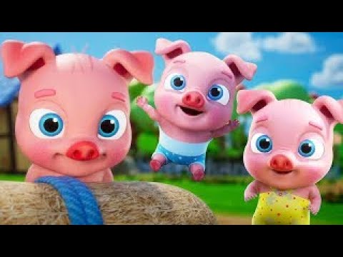 Five Little Piggies Nursery Rhymes for Kids, Songs for Children | LIVE