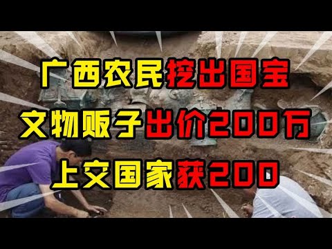 广西老农山洞发现国宝，文物贩子出价200万，专家：上交奖励200元