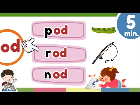 CVC Words "o" | "og" Word Family | READING PHONICS FOR KIDS | Reading Tutorial for Kids