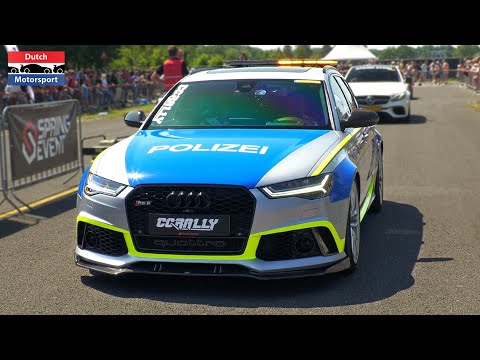 German Police Audi RS6 goes Drag Racing!