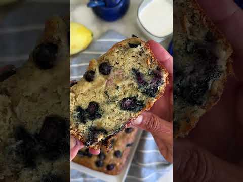 Blueberry Banana Bread - Easy recipe #easyrecipe #baking