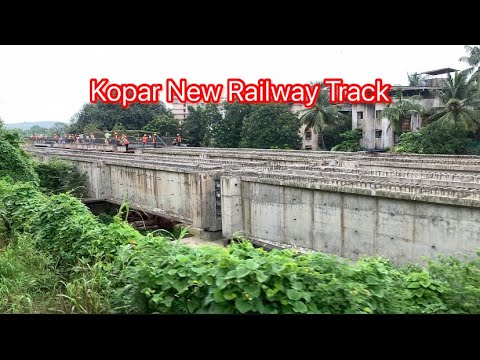 Kopar New Railway Track 🚂@totalVlogging-Dombivalikar