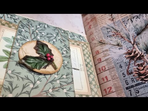 Using Christmas Card's & Scraps for Journal Pocket Pages