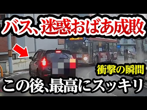 バス運転手が迷惑おばあを成敗、この後最高にスカッと【閲覧注意】交通事故・危険運転 衝撃の瞬間【317】